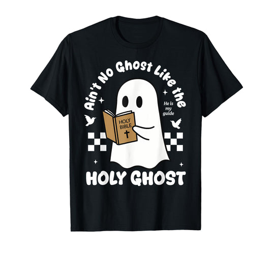 Holy Ghost Christian Fall, Funny Jesus, Cute Ghost Tee T-Shirt