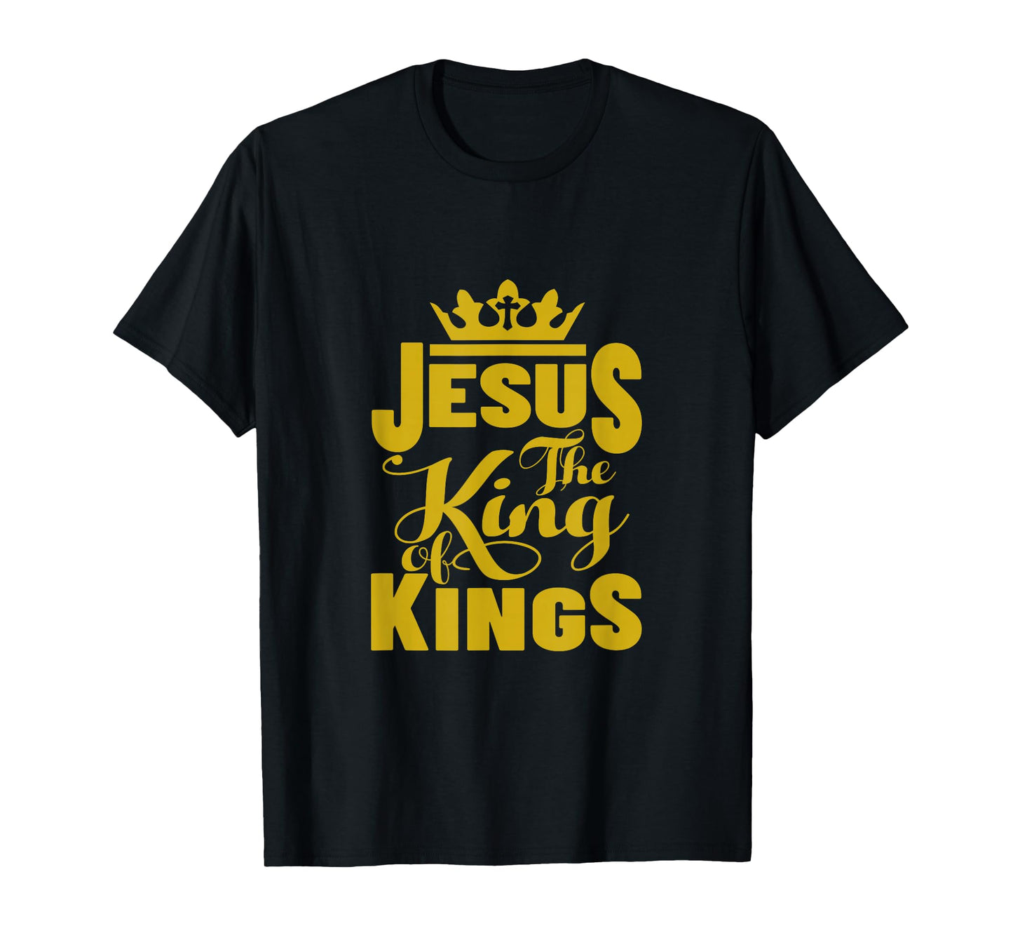 Jesus is My King – Bold Faith and Strength Design T-Shirt