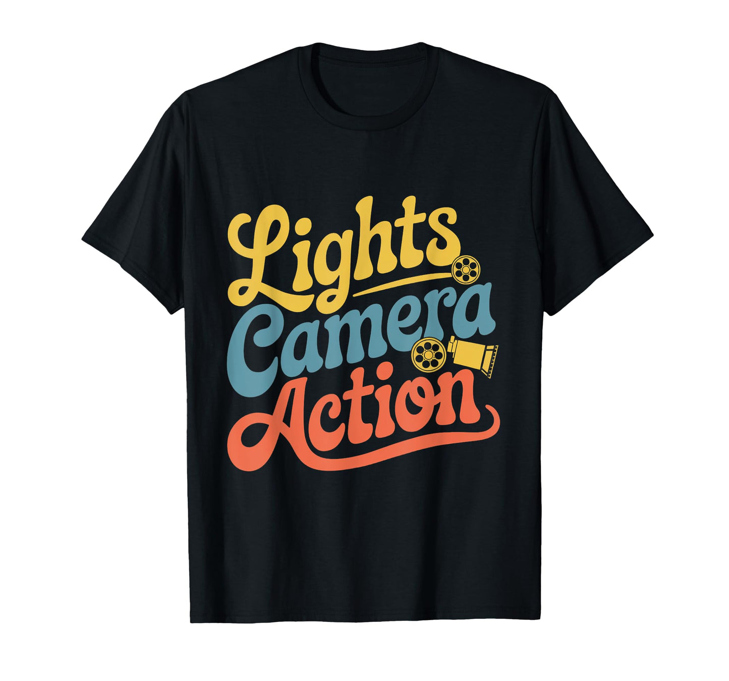 Director Film Crew Lights Camera Action Video Producer Quote T-Shirt
