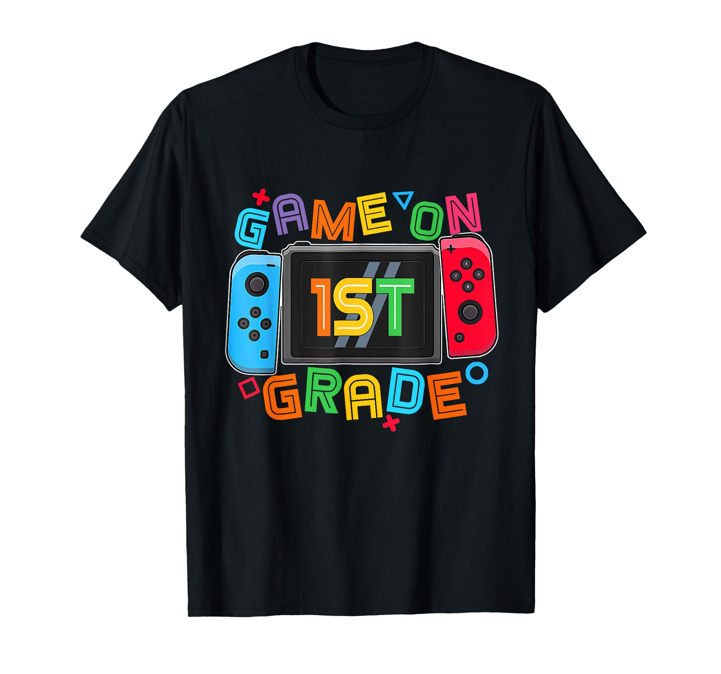 Game On 1st Grade Gamer Boys Kids Back To School First Day T-Shirt