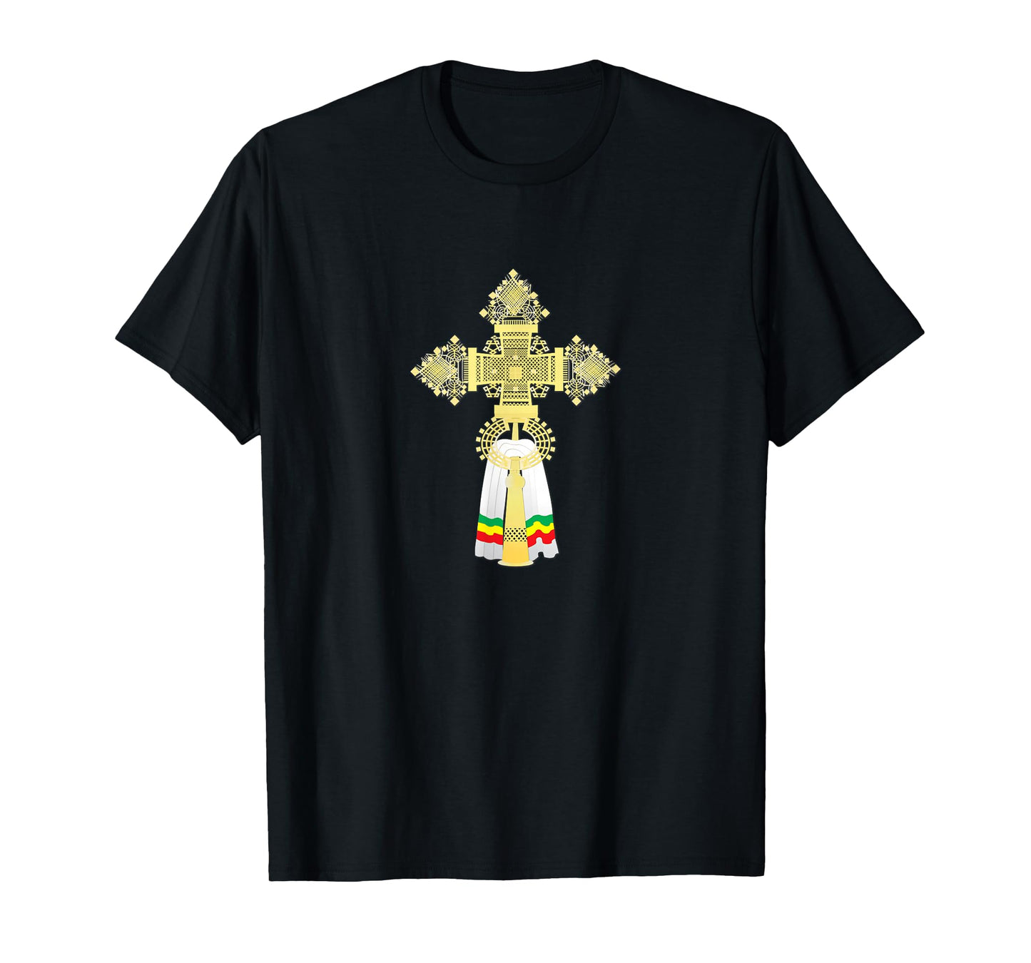 Ethiopian Orthodox Cross | Heritage Faith Symbol Art T-Shirt