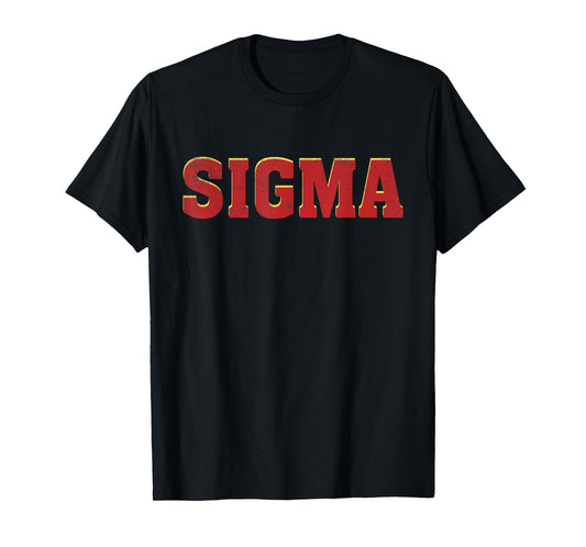 Sigma Funny Influencer Brain Rot Slang Words Rizz God Alpha T-Shirt