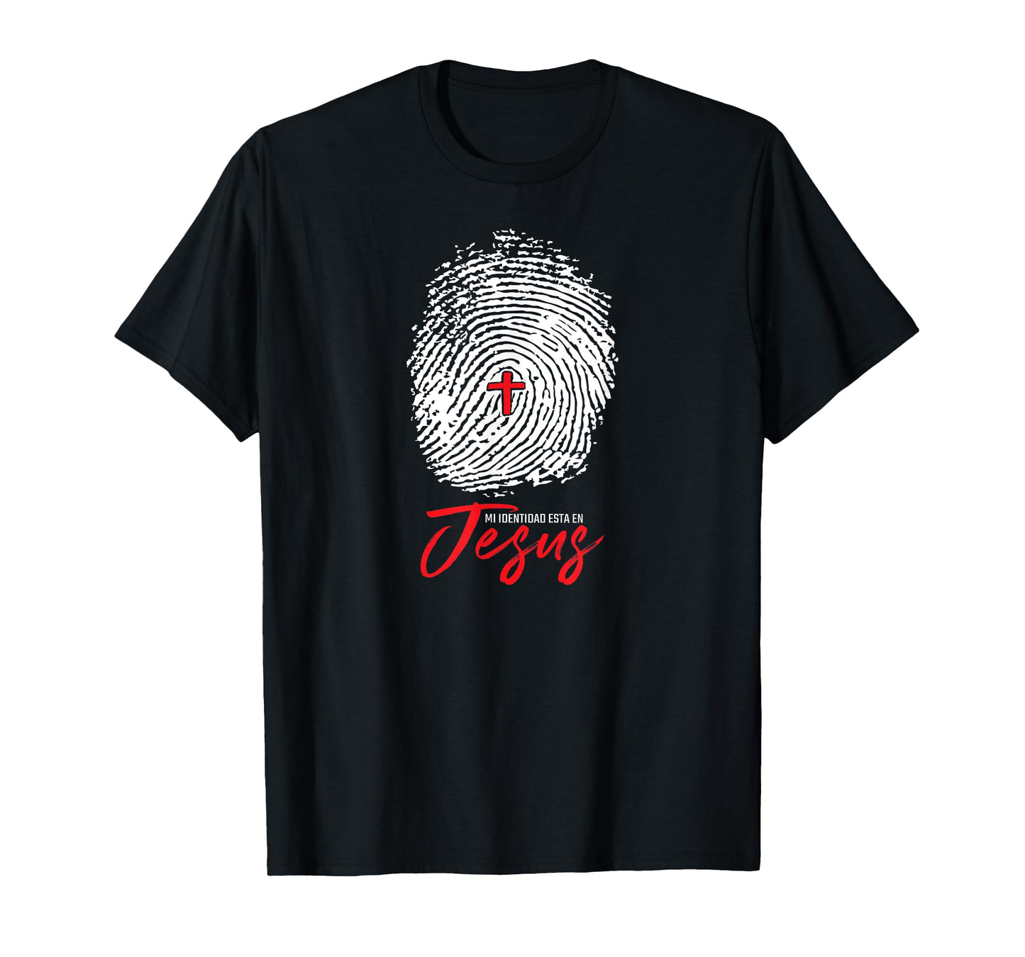 Mi Identidad en Jesus Tshirt Faith Inspirational Tees T-Shirt