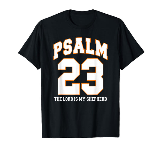 Sports Fan, Psalm 23 The Lord is My Shepherd Christian Faith T-Shirt