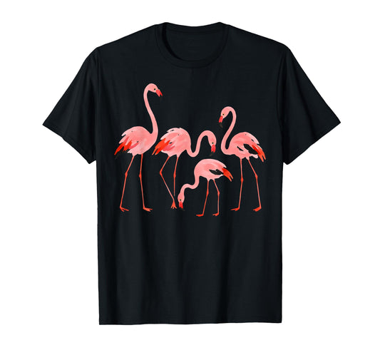 Funny Retro Flamingo Gift for Women Girls Flamingo Lovers T-Shirt