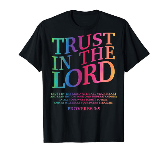 Trust In The Lord Christian Jesus Teen Girl Women Youth God T-Shirt