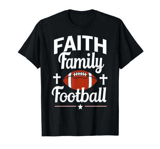 Faith, Family, Football – The Winning Combination T-Shirt