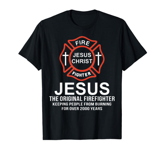 Fire Jesus Christ Fighter Jesus The Original Firef T-Shirt