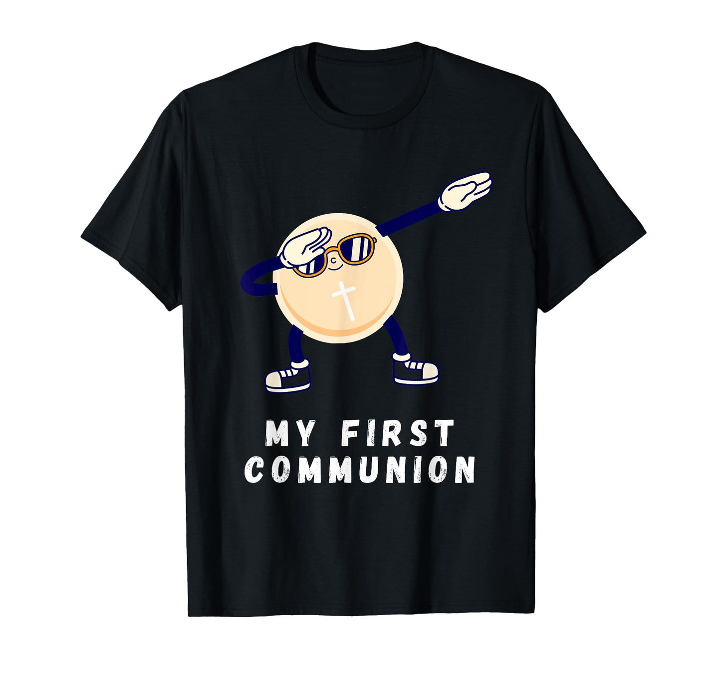 My 1st First Communion Cool Dabbing Wafer Boys Girls Funny T-Shirt