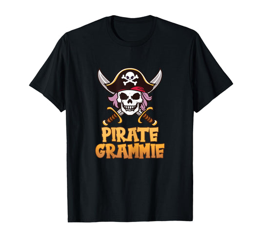 Pirate Grammie Funny Captain Grandma Halloween Costume T-Shirt