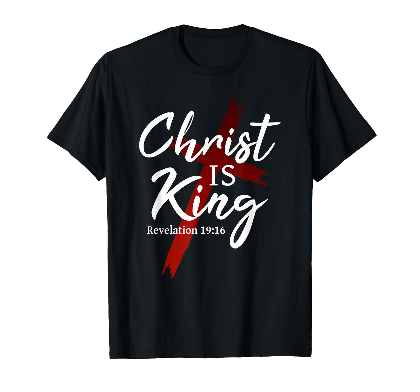 Jesus Christ is King Cross God Christian Faith T-Shirt