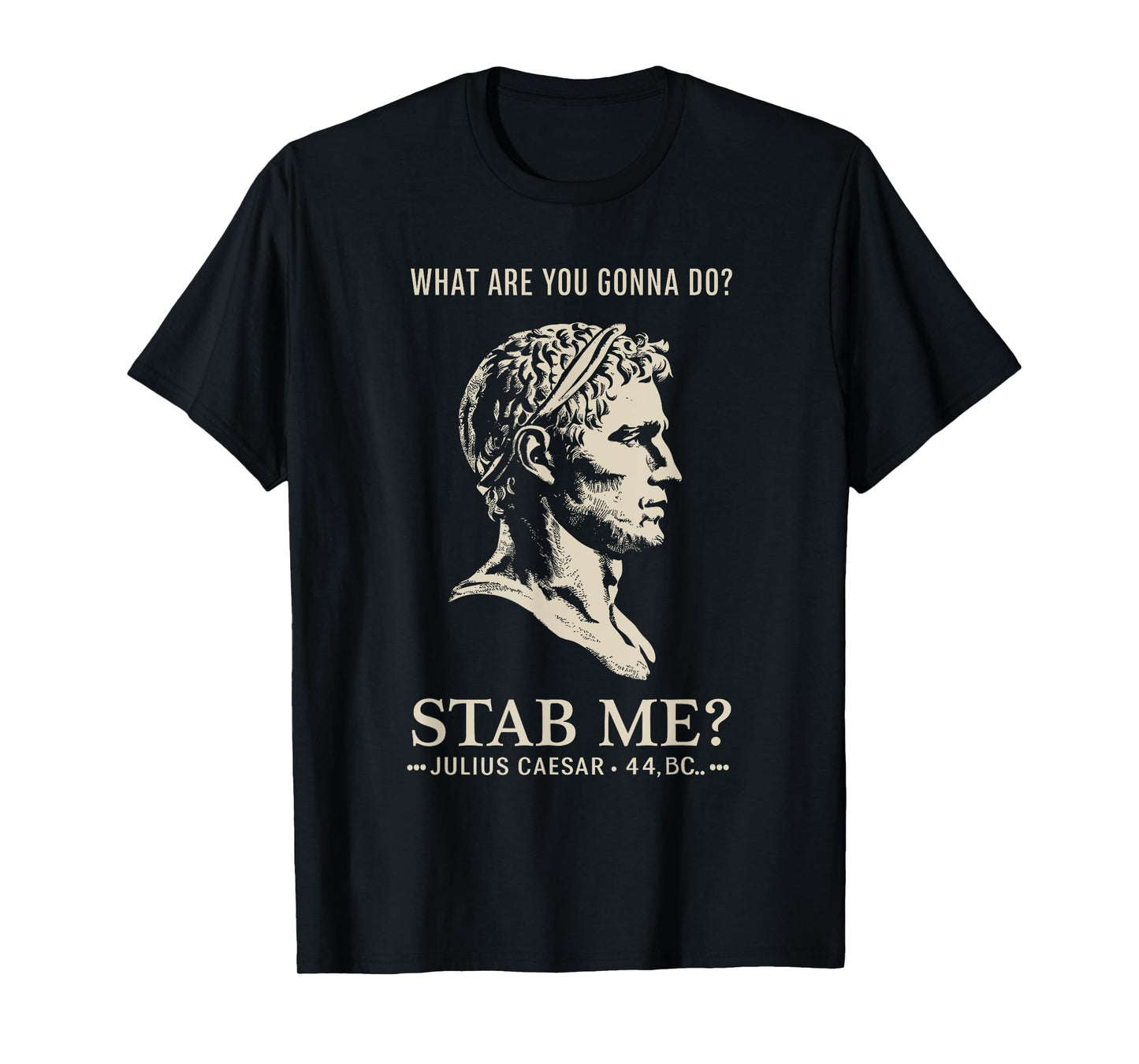 Julius Caesar Stab Me Historical Humor, Roman Empire Meme T-Shirt
