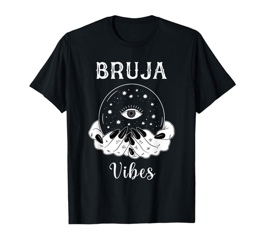 Bruja Vibes Mexican Dia de Muertos Halloween Bruja T-Shirt