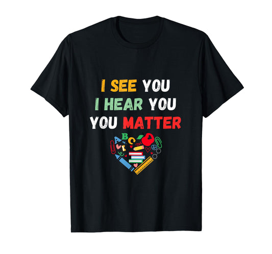 Emotional intelligence quote for school counselor teacher T-Shirt