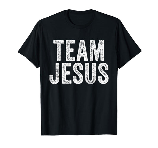 Team Jesus Religious Christian Believer Faith Christ Vintage T-Shirt