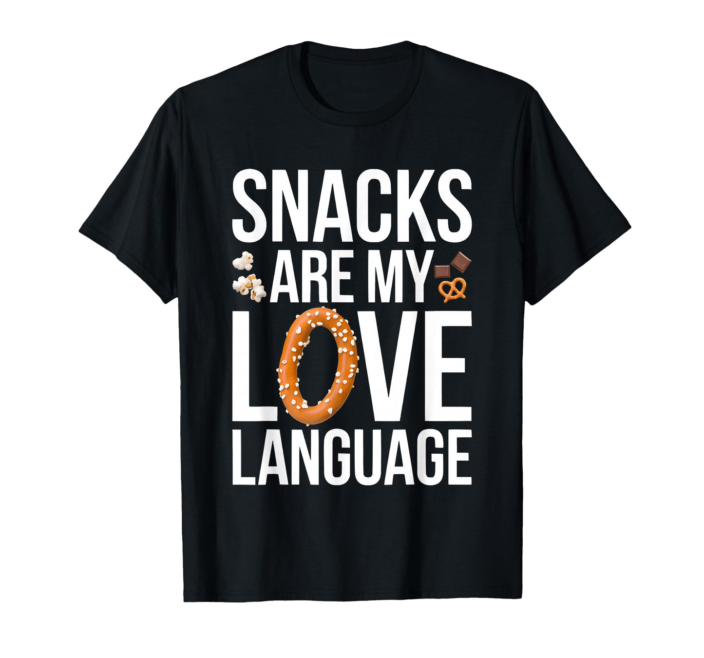 Snacks Are My Love Language Shirt Toddler Valentines Day T-Shirt