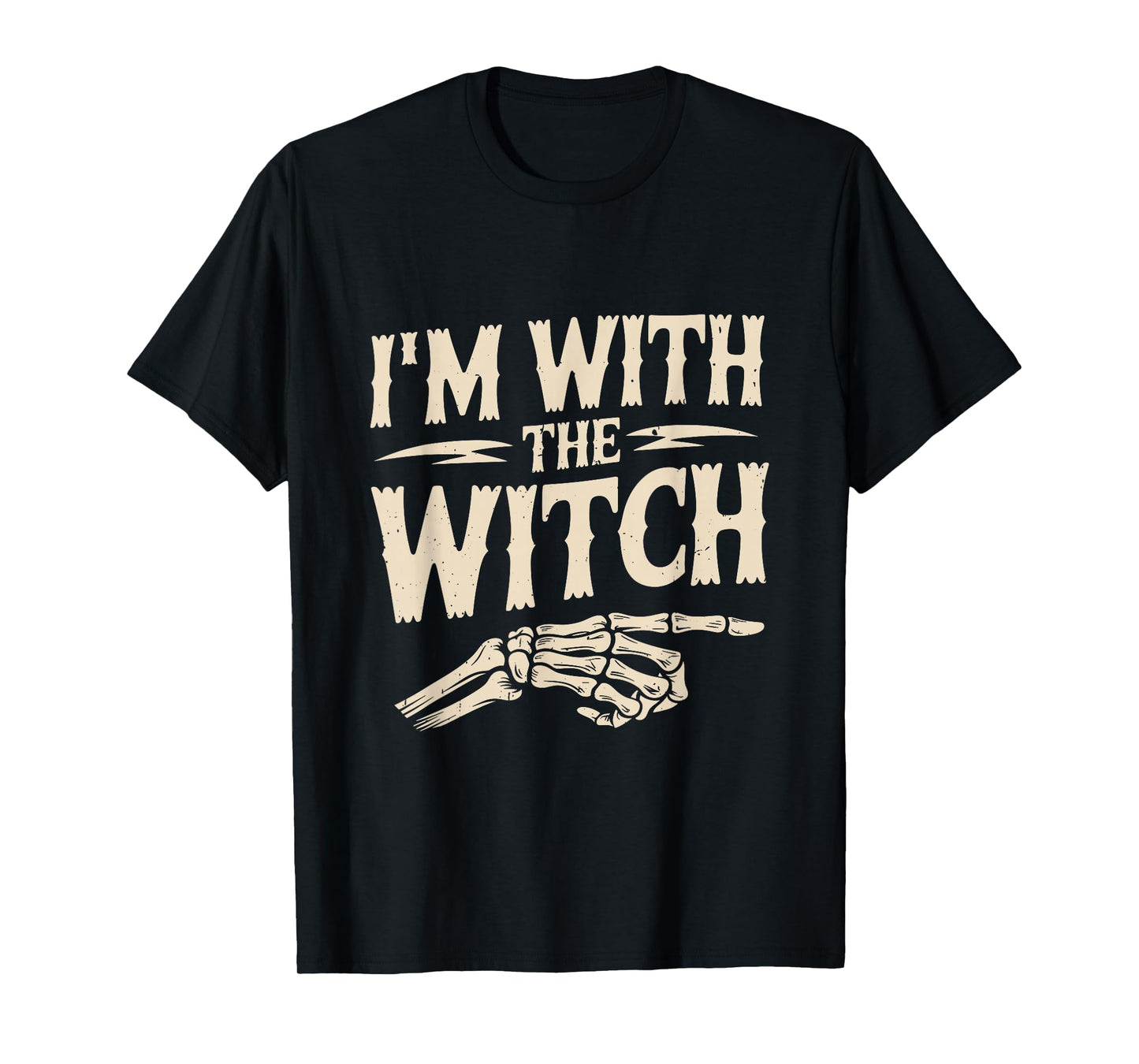 I'm with The Witch Funny Halloween Costume T-Shirt