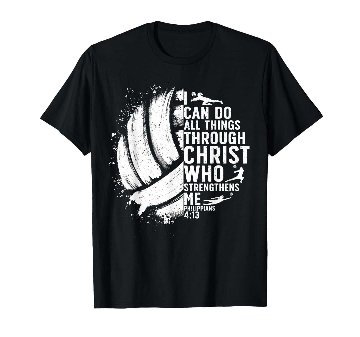 Funny Volleyball Christian Design For Men Women Boys Girls T-Shirt