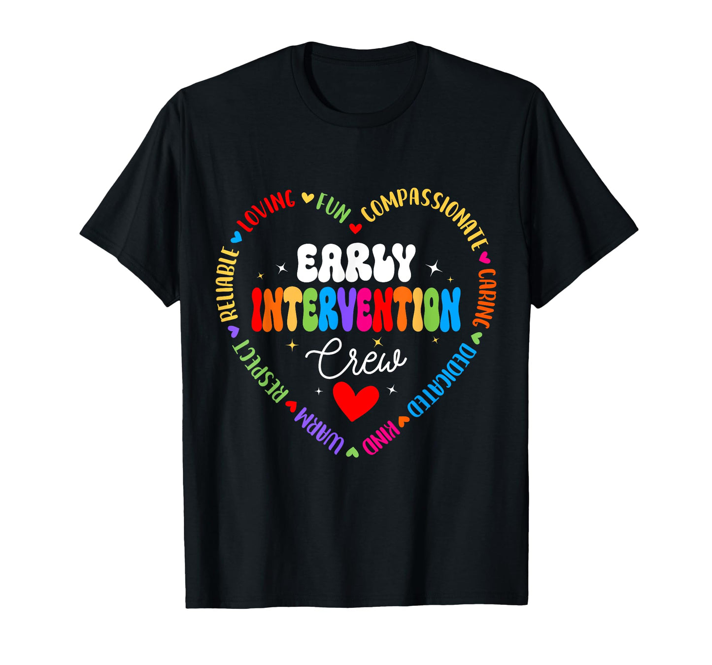Intervention Teacher Team Early Intervention Crew T-Shirt