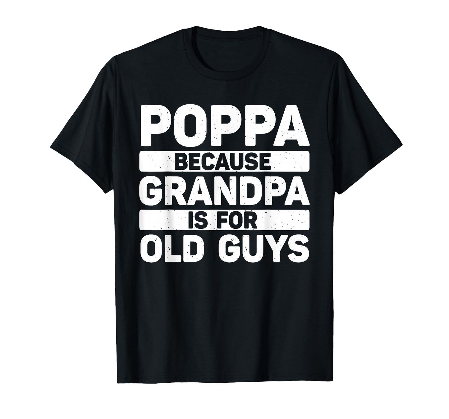 Poppa Design For Grandpa From Grandkids Father's Day Poppa T-Shirt