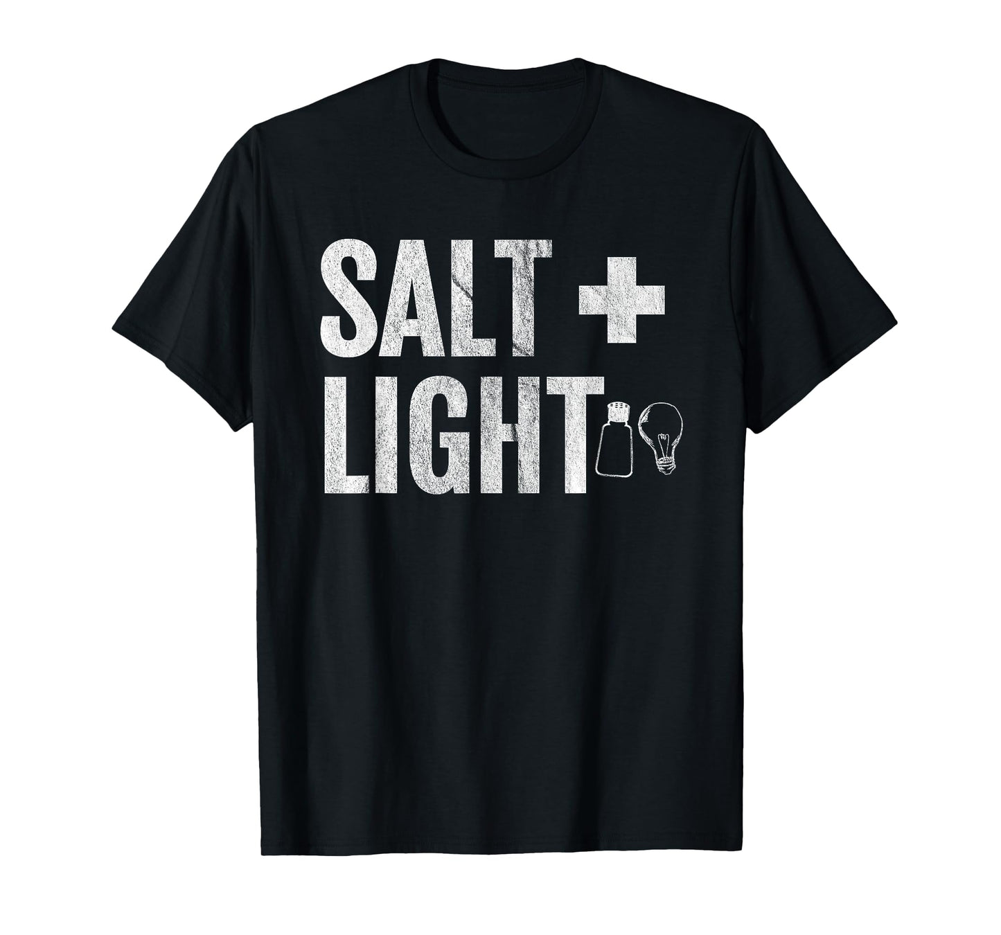 Salt & Light T-Shirt Matt 5:13-16 Bible Verse Christian Tee T-Shirt