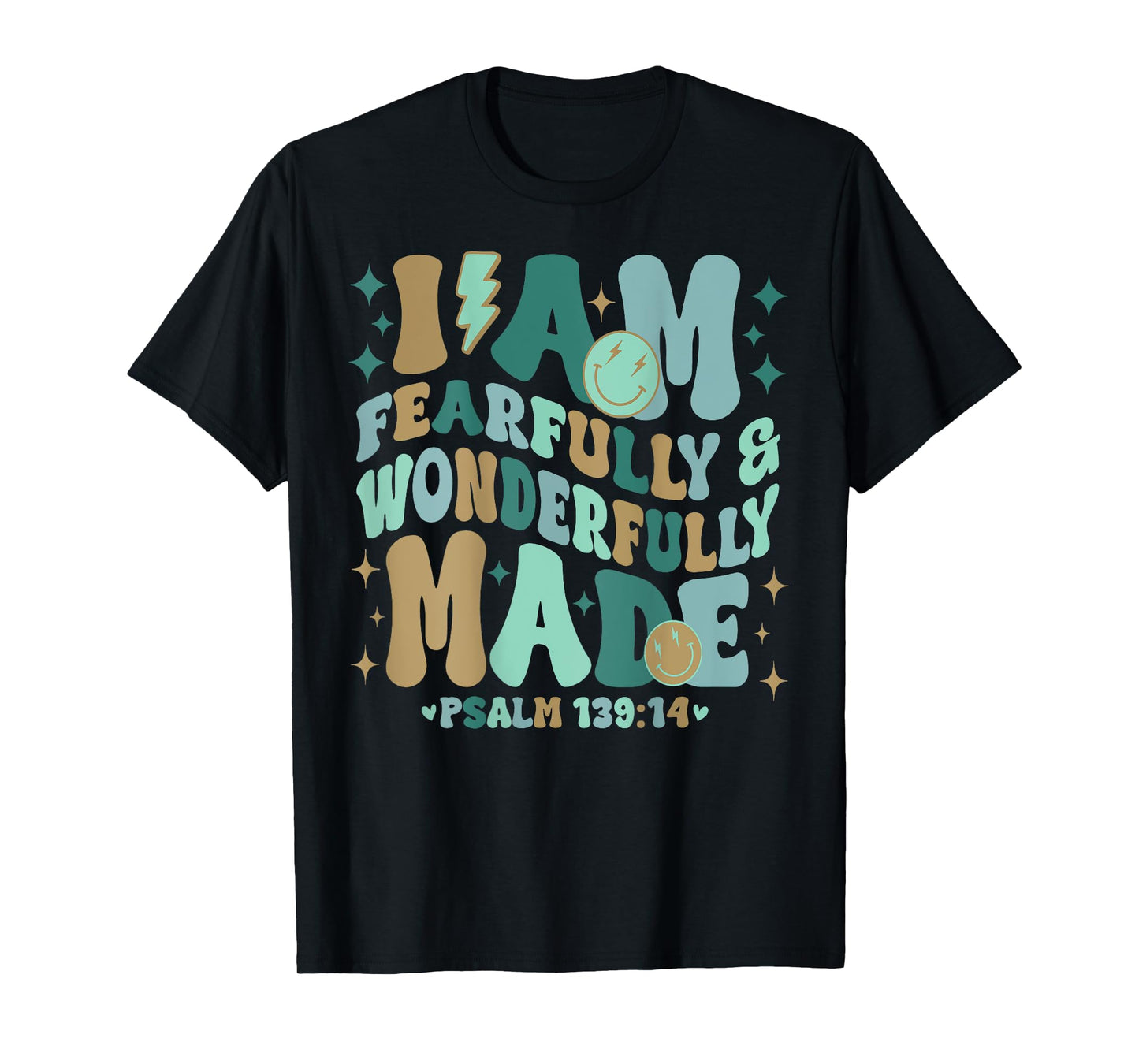 I am Fearfully & Wonderfully Made Retro T-Shirt