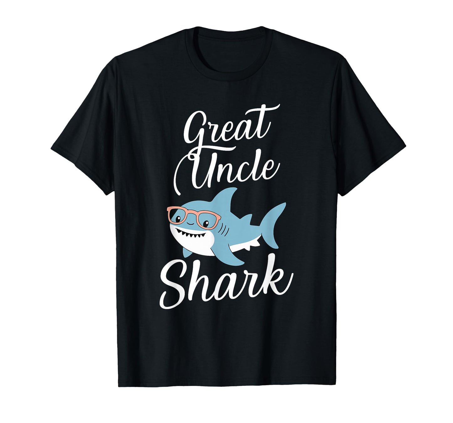 Great Uncle Shark Funny Matching Family T-Shirt