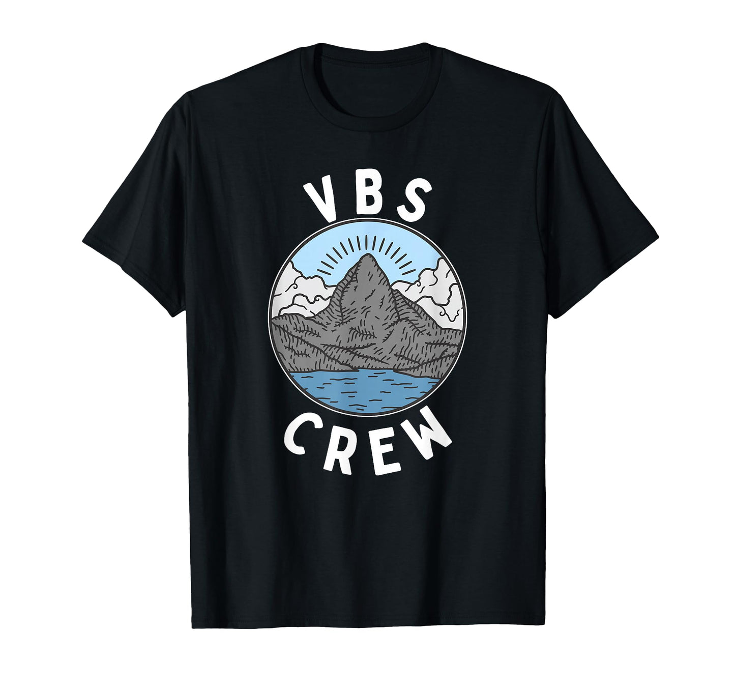 I Love VBS 2026 Crew Vacation Bible School Lake Mountain T-Shirt