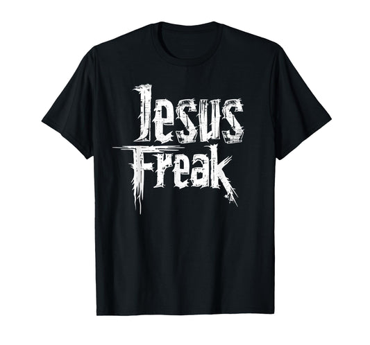 Vintage Jesus Freak Funny Christian Grunge Style T-Shirt