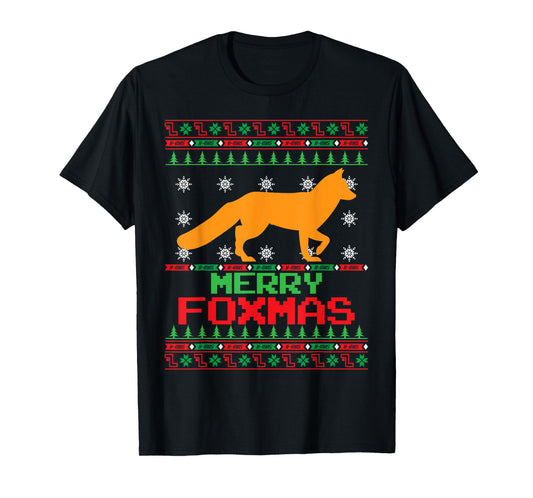 Fox Merry Foxmas Christmas T-Shirt