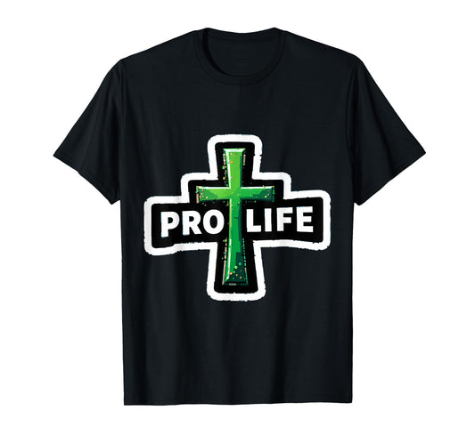 Christian Pro Life Cross Activist Believer Jesus Christ God T-Shirt