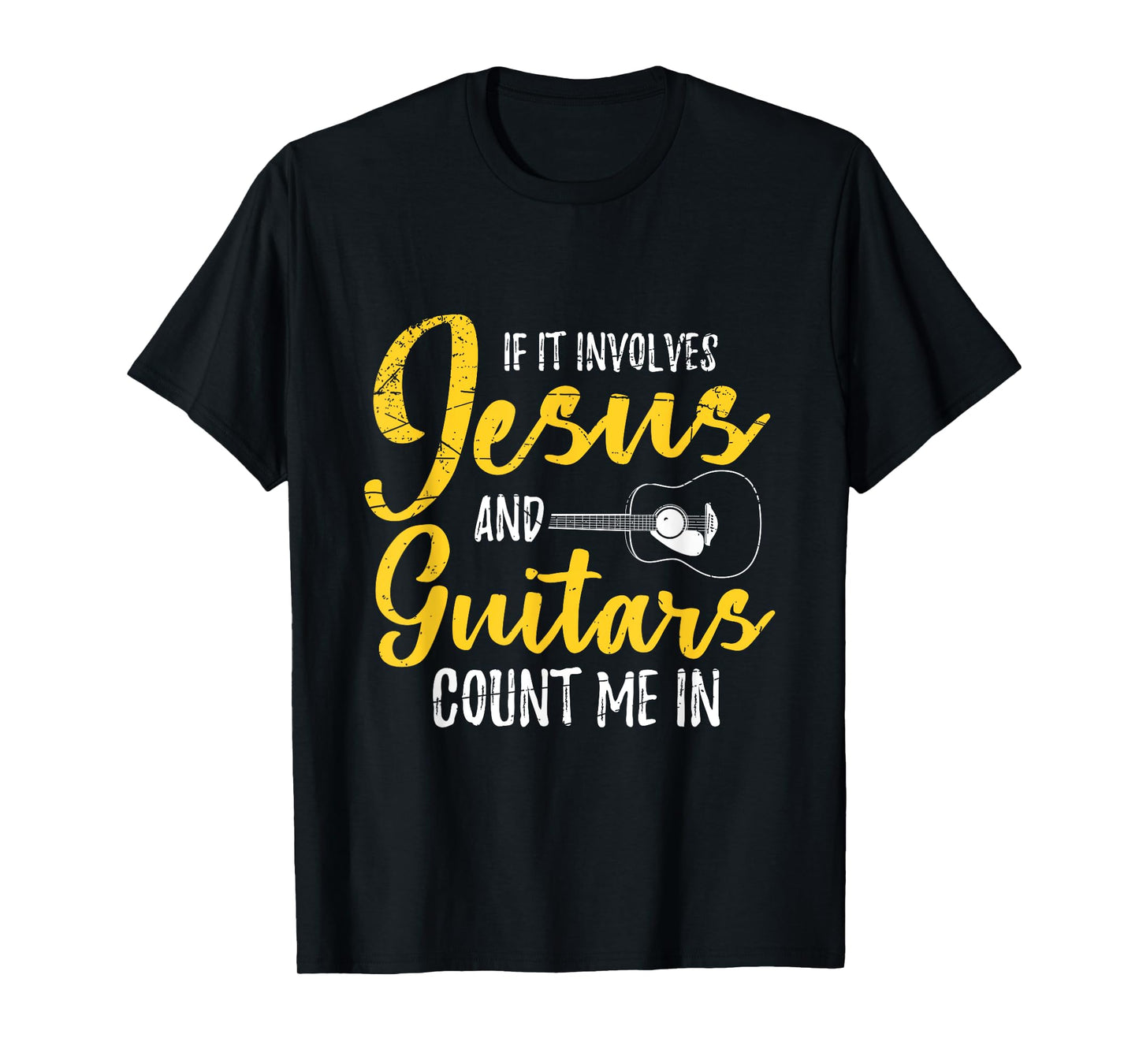 Jesus Lord God Savior Devotee Gift Idea Christian Men's Black Modern Letter Print Crew Neck Short Sleeve T-Shirt