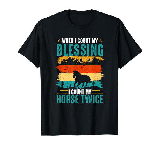Funny Horse Riding Design Equestrian Quote Horse Lover T-Shirt
