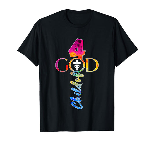 GOD 4 YEARS JESUS 4TH BIRTHDAY T-Shirt