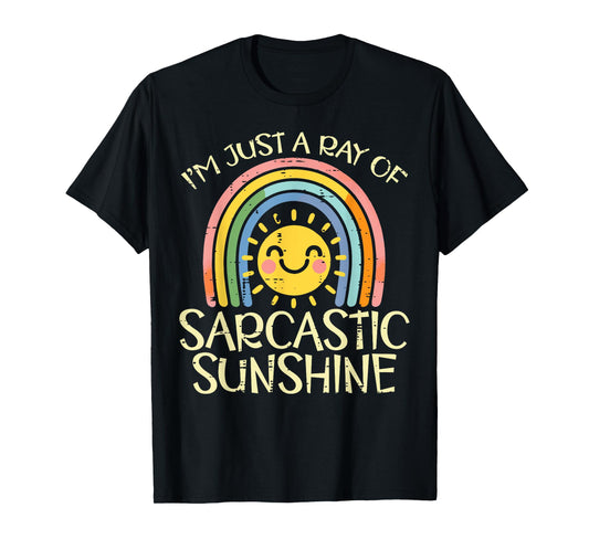 Im Just Ray Sarcastic Sunshine Funny Saying Groovy Women T-Shirt