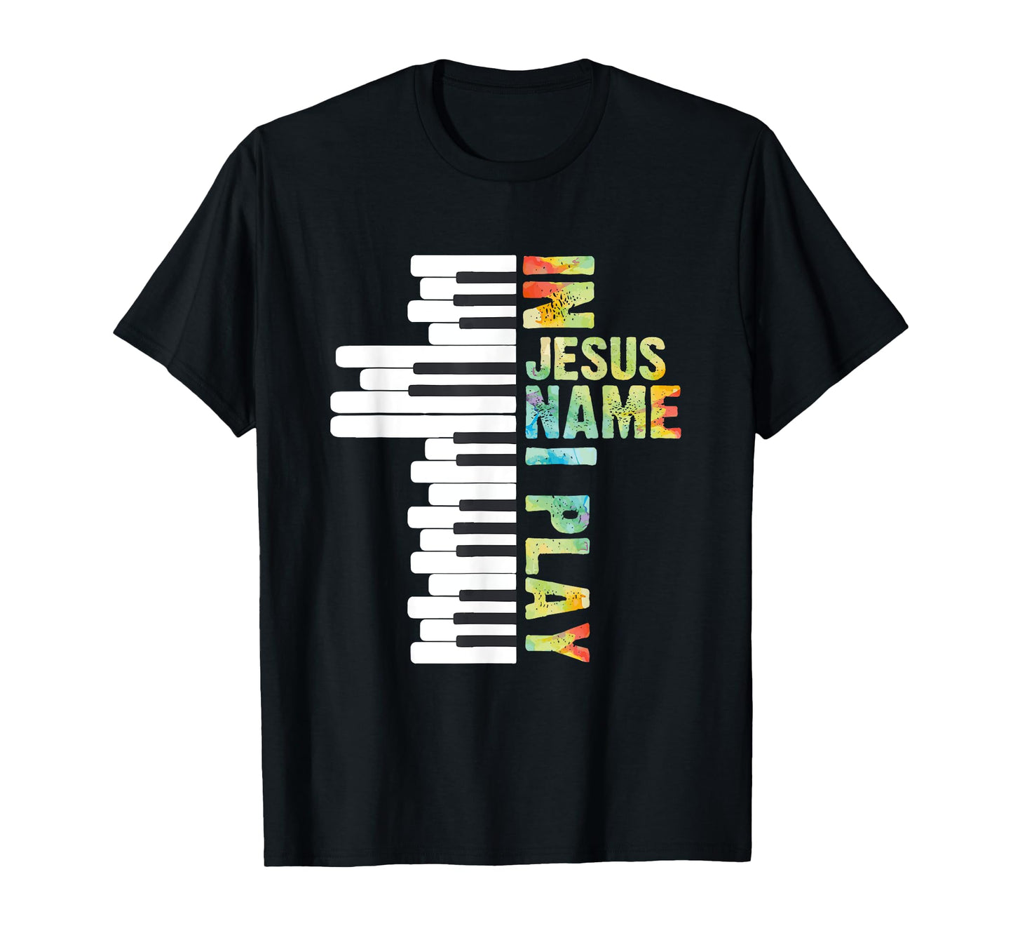 CharlIan Minds - Christian Piano Lovers In Jesus Christian Name I Play Piano Music Vintage T-Shirt