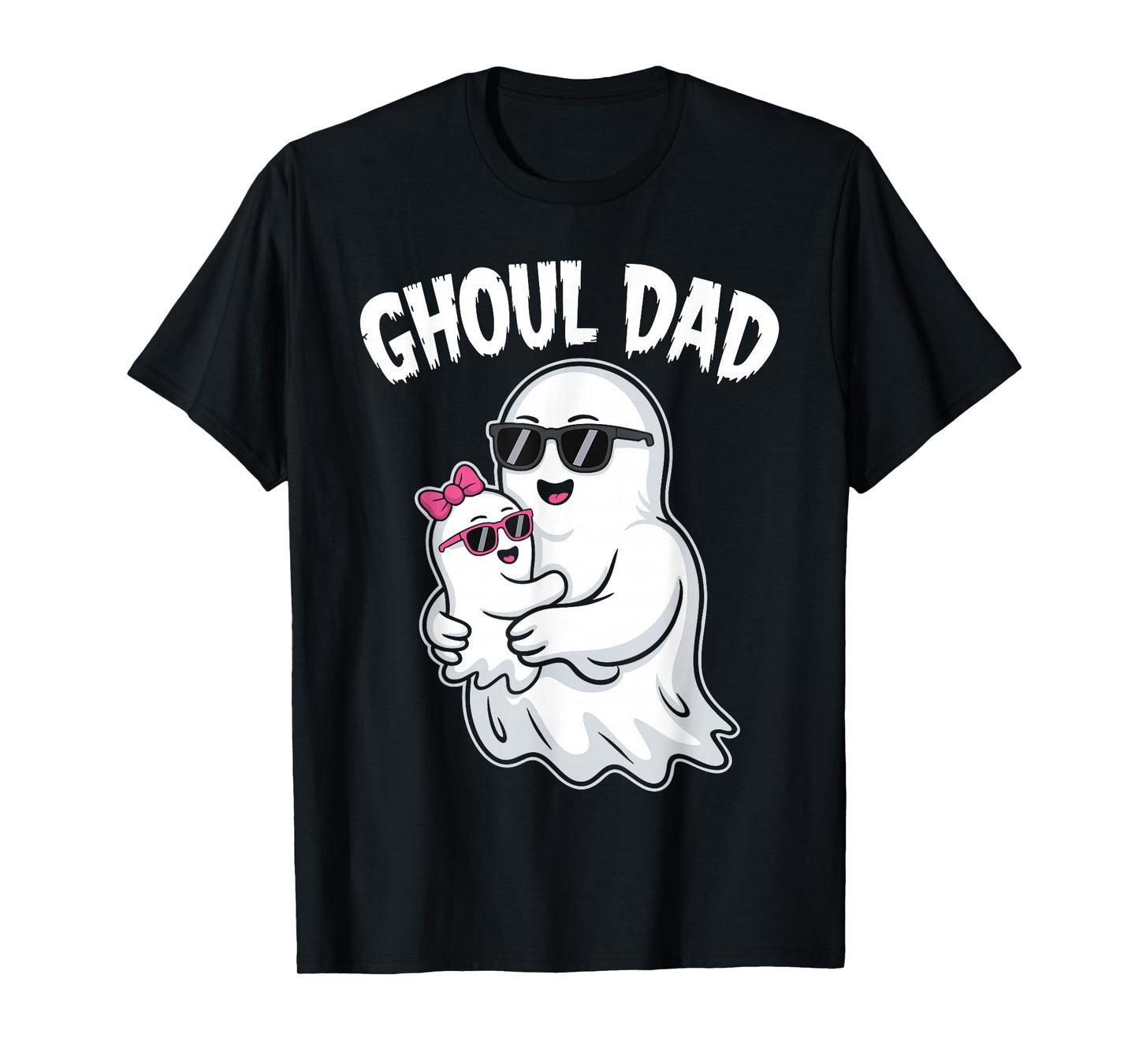 Ghoul Dad Shirt Men Daddy Spooky Halloween Ghost Costume T-Shirt