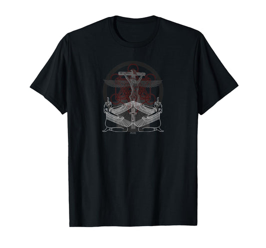 Ancient Egyptian Gnostic Christ Esoteric Sacred Geometry T-Shirt