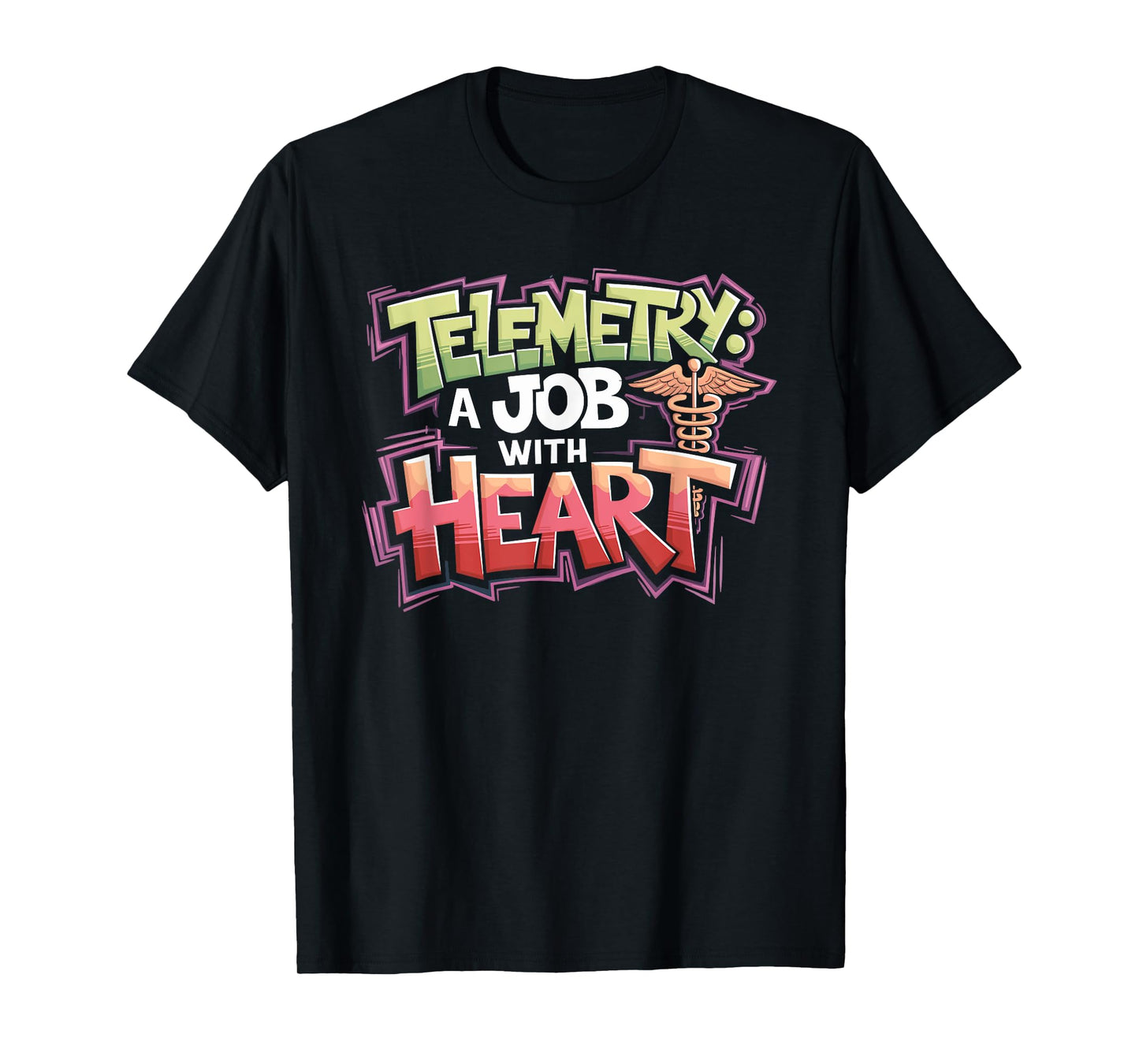 EKG Telemetry Tech Quotes Cardiac Nurse Nursing Technician T-Shirt