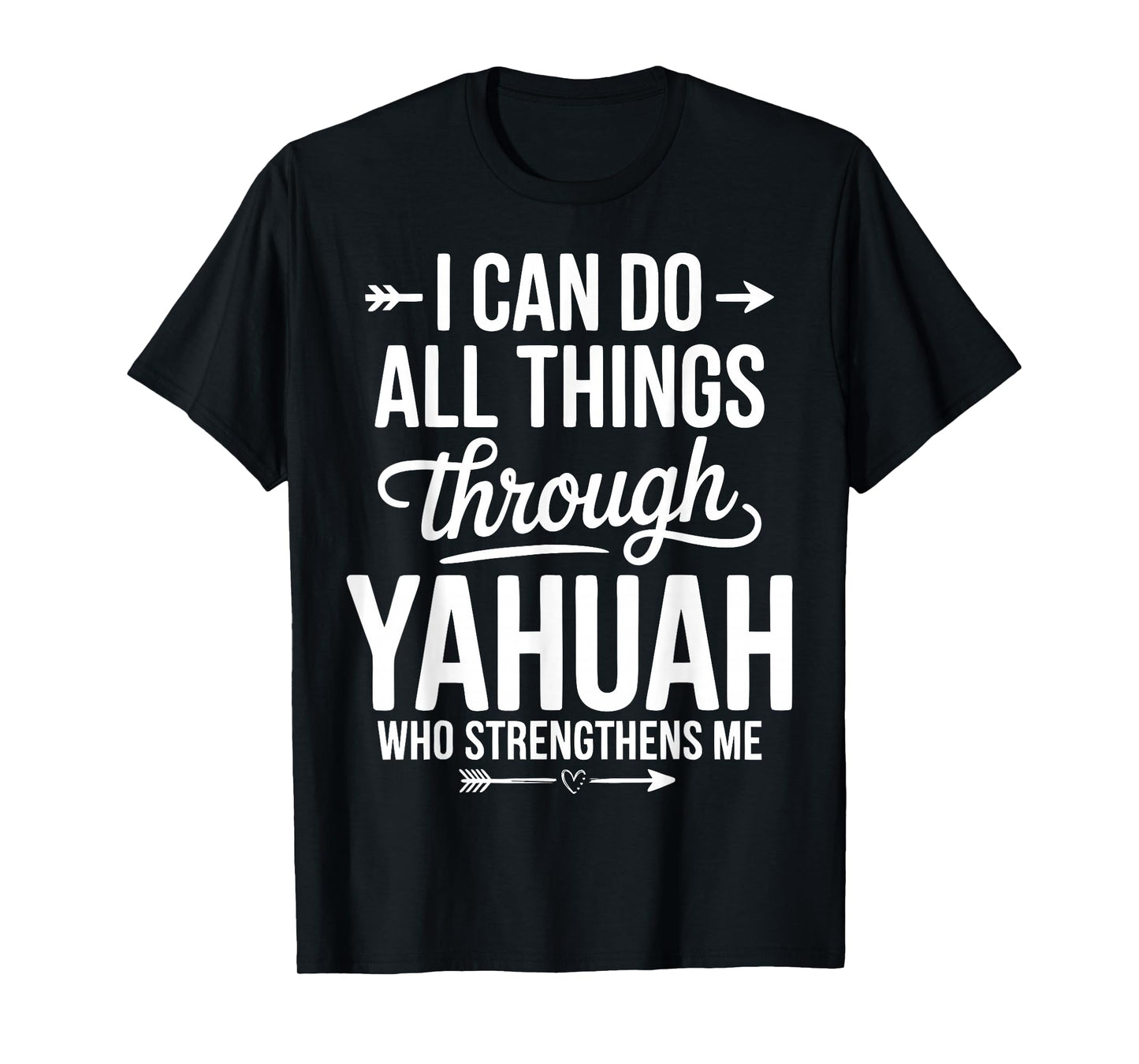 Hebrew Lion of Judah Yahuah Yahusha Faith Strength T-Shirt