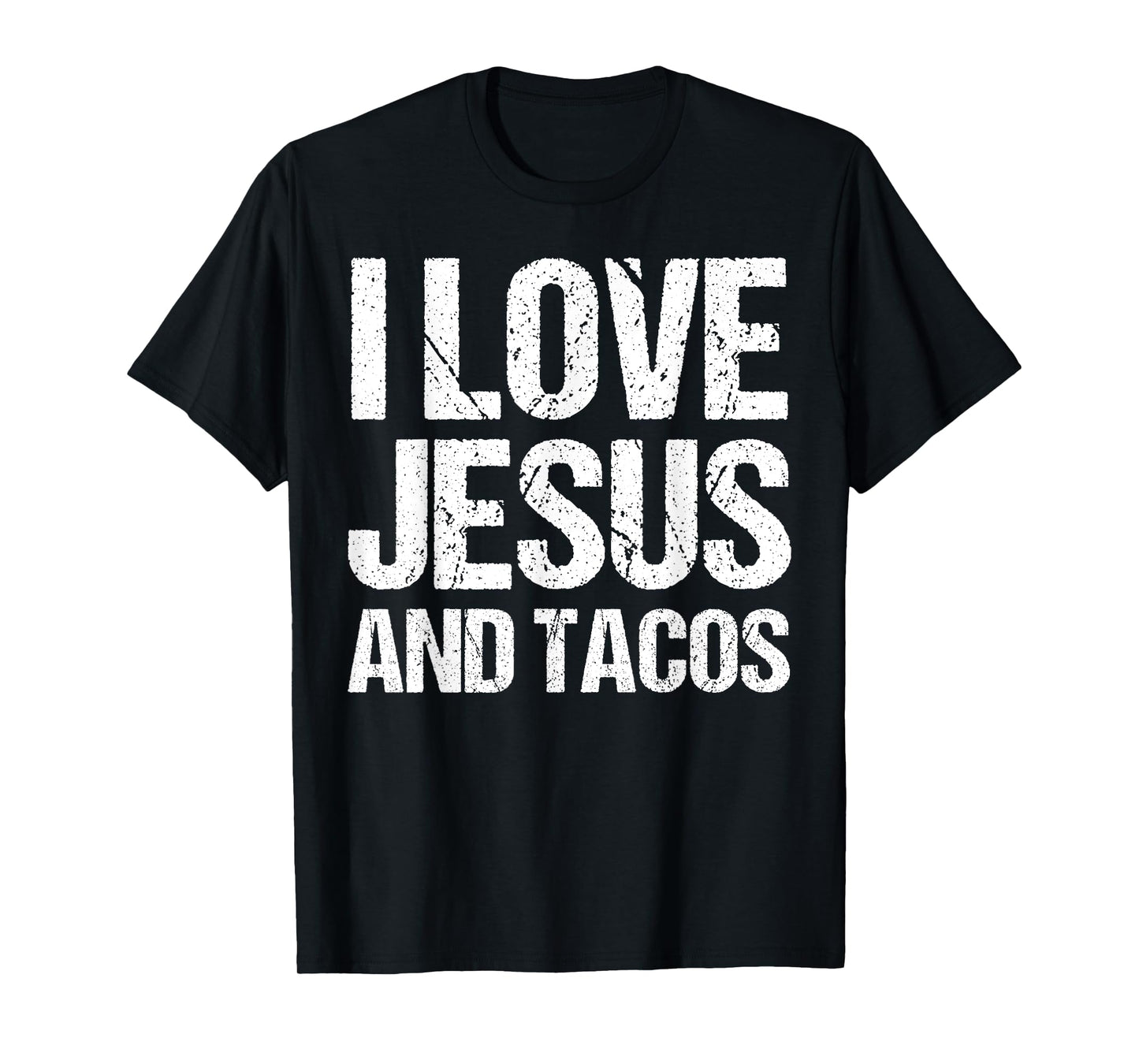 I Love Jesus And Tacos Shirt Funny Mexican Christian T-Shirt