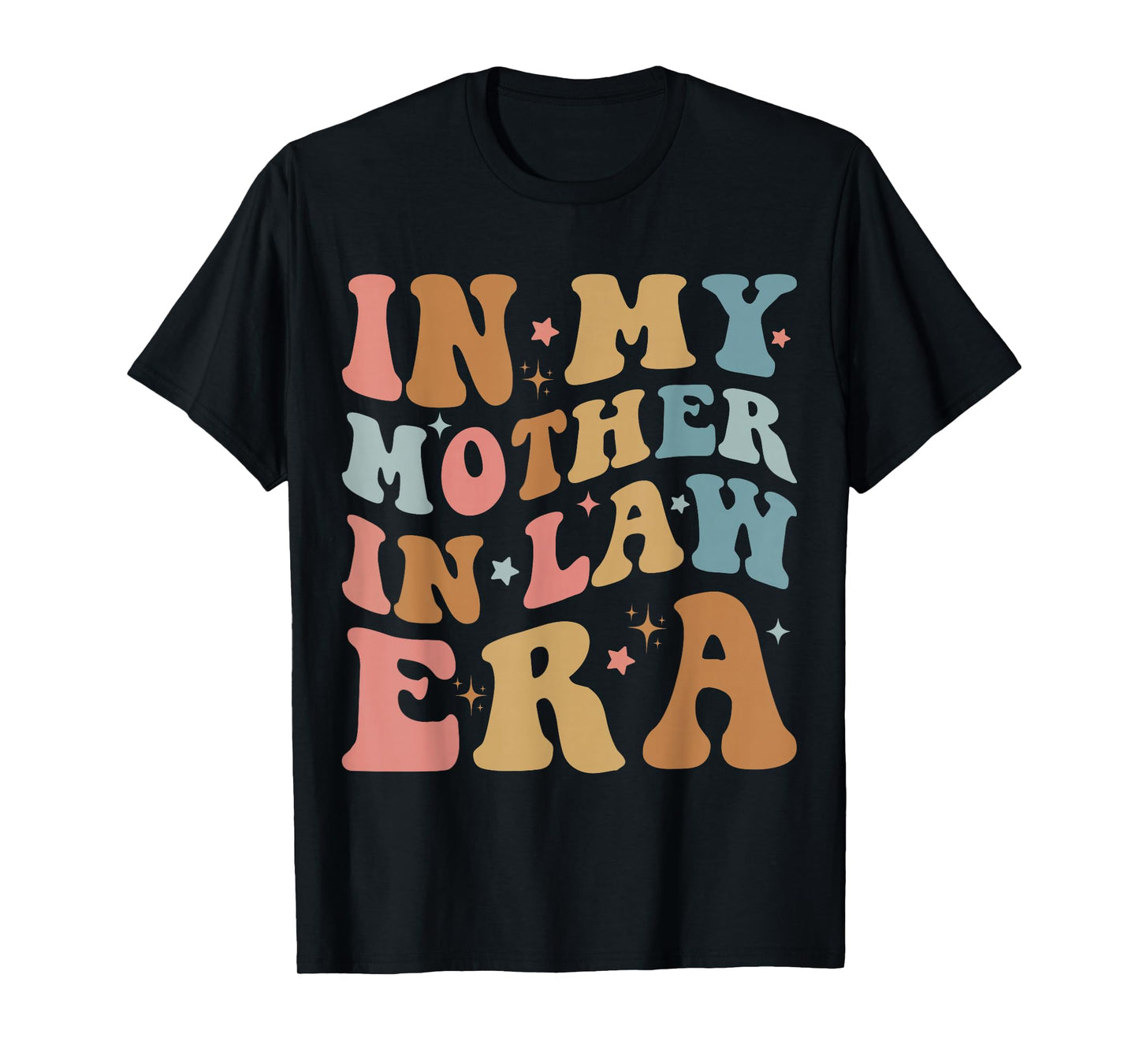 In My Mother in Law Era Retro Groovy Mother-in-Law T-Shirt