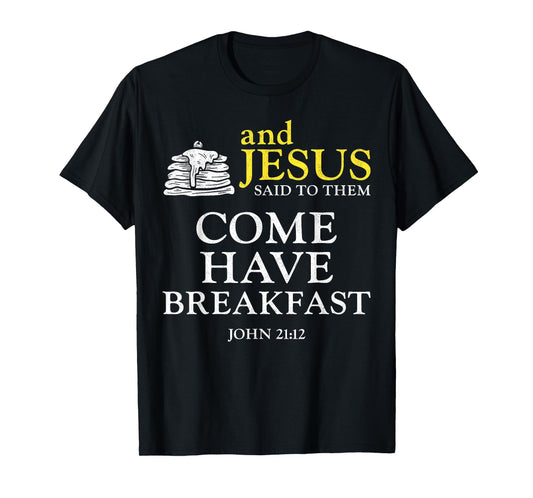 Pancake Lover Kids Bible Quote Faith Christian And Jesus T-Shirt