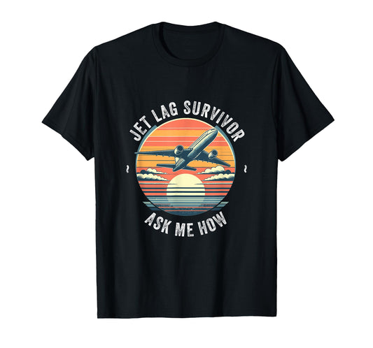 Funny Travel Jet Lag T-Shirt
