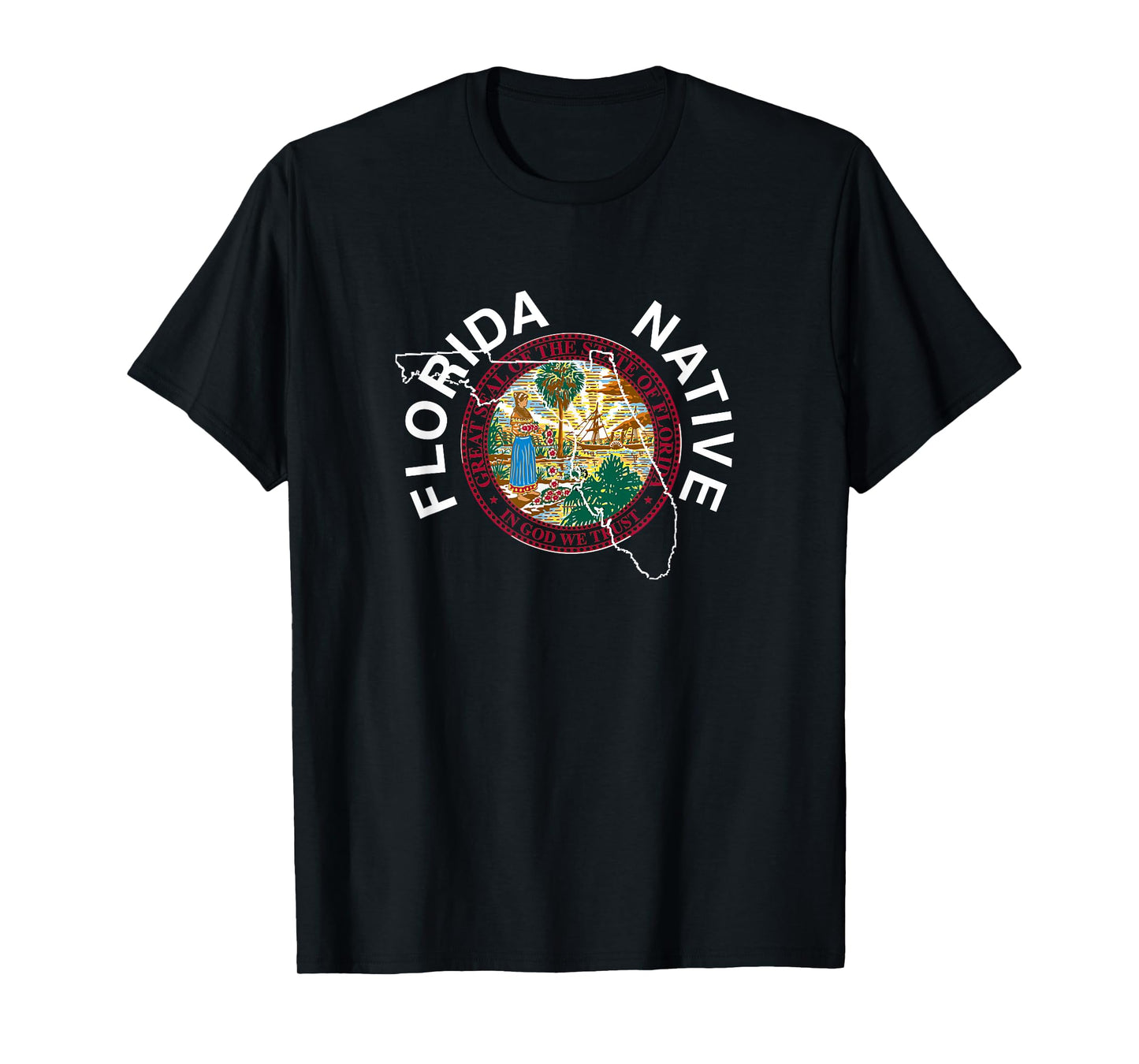 Florida-Native-State-Great-Seal-Stamp T-Shirt