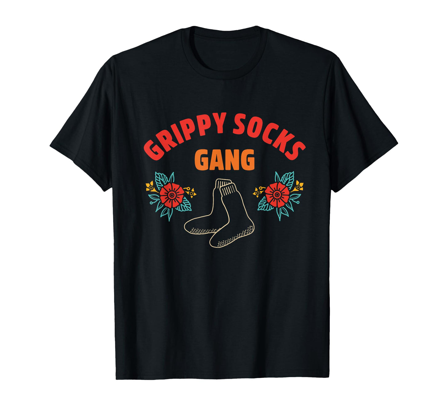 Grippy Socks Gang Retro Vintage T-Shirt