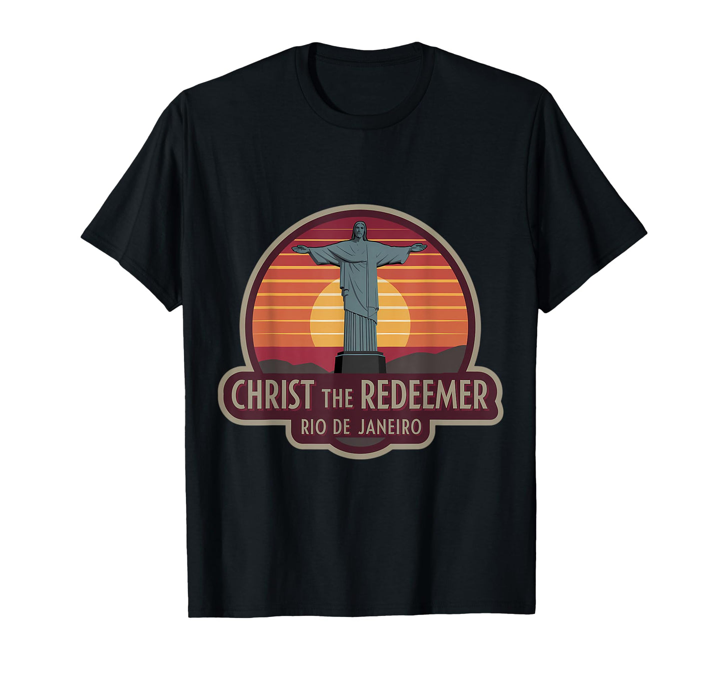 Christ the Redeemer Rio de Janeiro Brazil Souvenir City T-Shirt