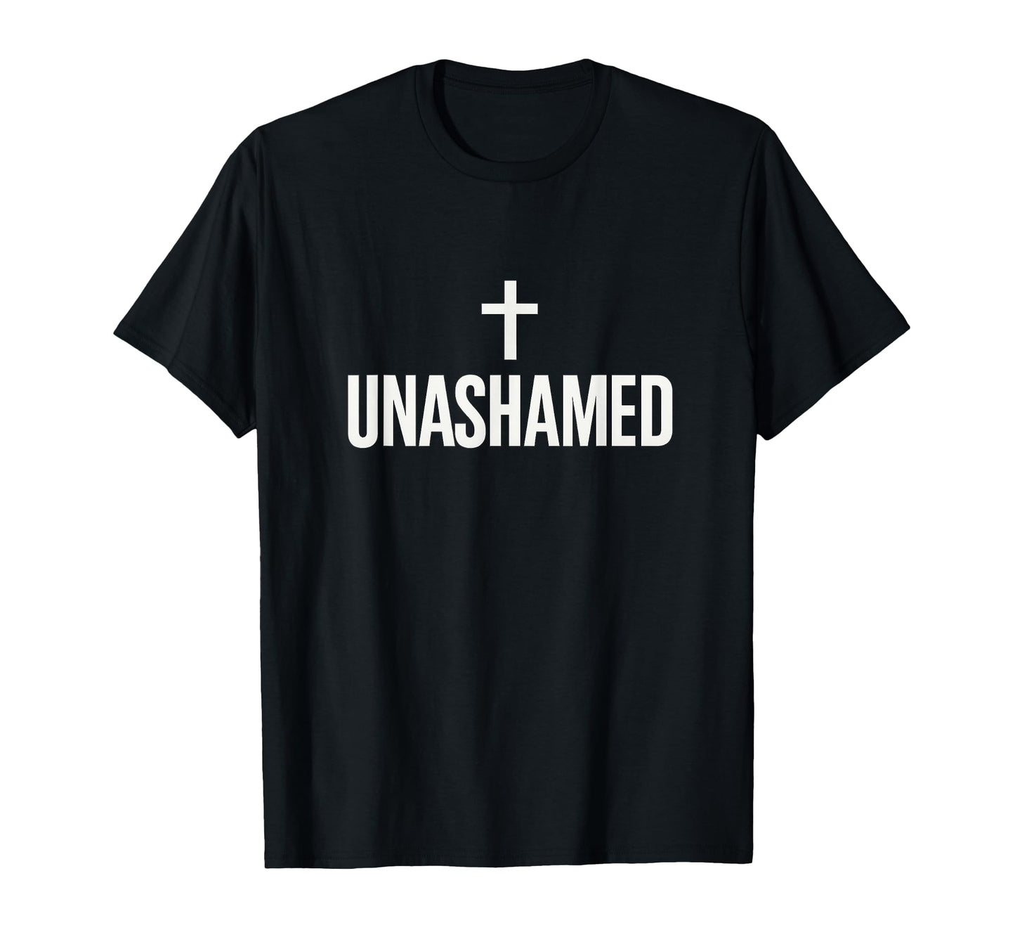 Unashamed Bold Cross Design - Christian T-Shirt