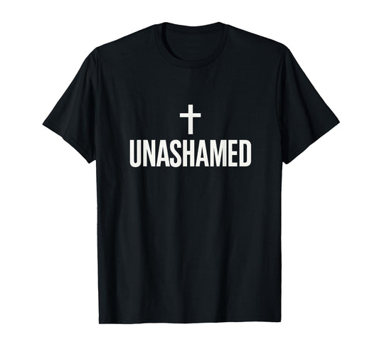 Unashamed Bold Cross Design - Christian T-Shirt