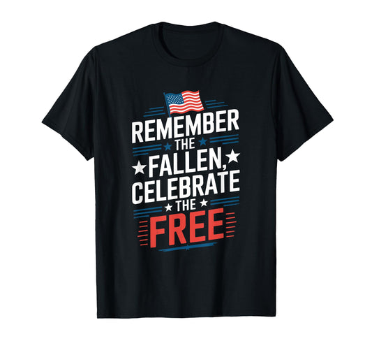 4th of July Veterans Memorial Day Quote Patriotic US Flag T-Shirt